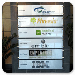 Ray Neon Directory Boards
