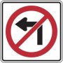 No Turn Metal Sign