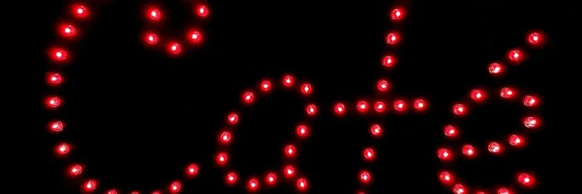 Reuse your old LED signs for a bit of fun decor, around the house or in your rec room.