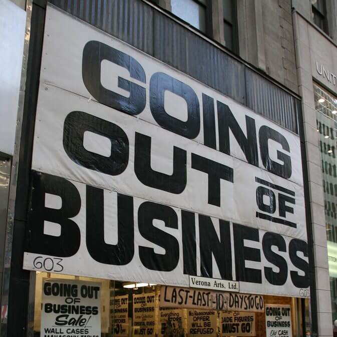 Don't let this be the only sign customers see at your business. Work with a sign company today!
